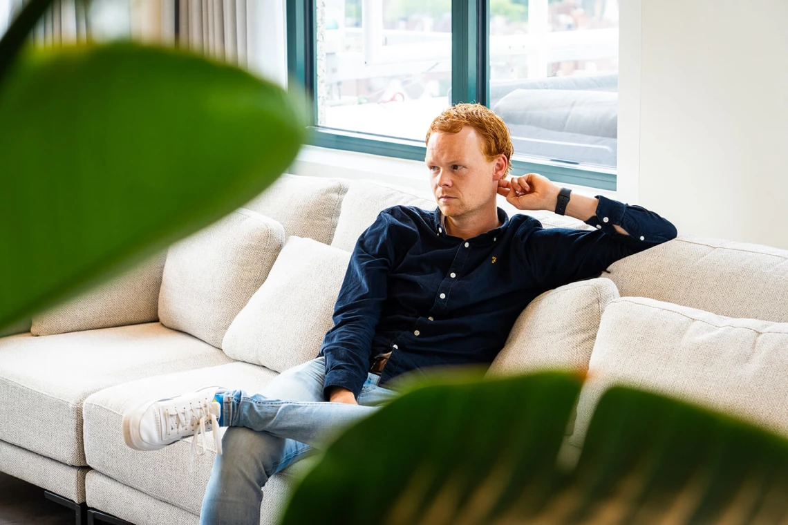 Marcel op MSML kantoor